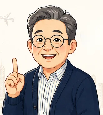 해외 밤 알바 구직 가이드 김대표 안내 캐릭터